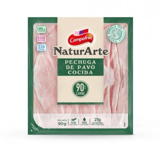PECHUGA PAVO 90% NATURARTE CAMPOFRIO LONCHAS 90G PECHUGA PAVO 90% NATURARTE CAMPOFRIO LONCHAS 90G