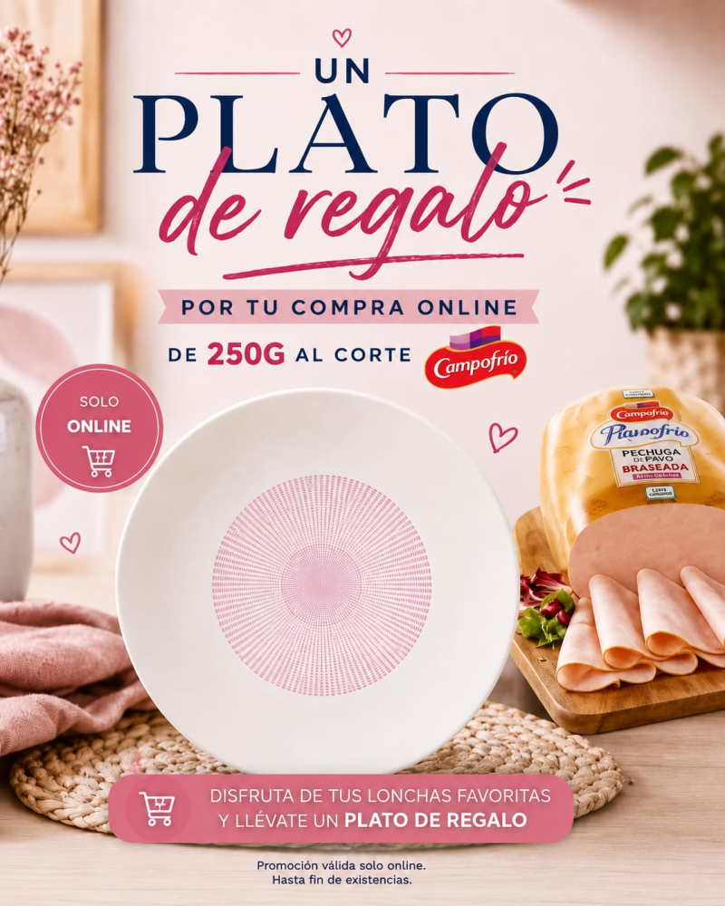 UN PLATO DE CERÁMICA de regalo