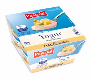 YOGUR SABOR MACEDONIA PASCUAL 4 X 125 G YOGUR SABOR MACEDONIA PASCUAL 4 X 125 G