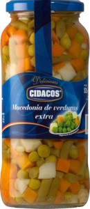 MACEDONIA DE VERDURAS CIDACOS 535 G MACEDONIA DE VERDURAS CIDACOS 535 G