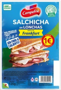 SALCHICHA EN LONCHAS 1E 120G SALCHICHA EN LONCHAS 1E 120G