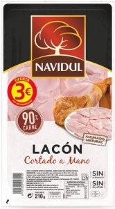 LACON AHUMADO LASCAS NAVIDUL 210G 3€