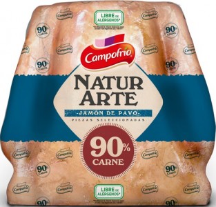 JAMON DE PAVO AL CORTE 90% NATURARTE