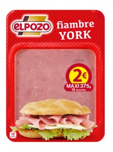 JAMÓN YORK ELPOZO 250 G JAMÓN YORK ELPOZO 250 G