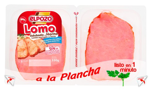 LOMO ADOBADO HORNO SIN LACTOSA ELPOZO 330 G LOMO ADOBADO HORNO SIN LACTOSA ELPOZO 330 G