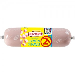 Fiambre de jamón de pavo maxi bajo en grasa 300g ElPozo Fiambre de jamón de pavo maxi bajo en grasa 300g ElPozo