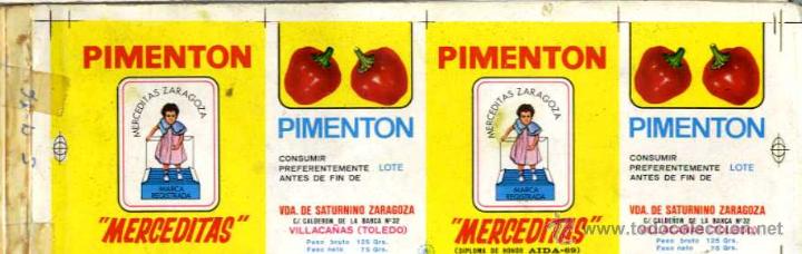 PIMENTÓN DULCE MERCEDITAS PIMENTÓN DULCE MERCEDITAS