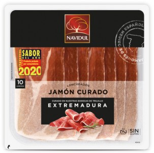 JAMÓN CURADO EXTREMADURA NAVIDUL 138 G JAMÓN CURADO EXTREMADURA NAVIDUL 138 G