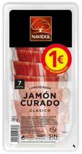 JAMÓN CURADO NAVIDUL 50 G JAMÓN CURADO NAVIDUL 50 G