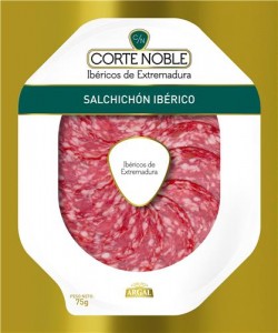 PLATO DE SALCHICHÓN IBÉRICO 80 G PLATO DE SALCHICHÓN IBÉRICO 80 G
