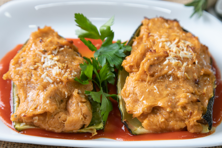 CALABACÍN RELLENO DE ATÚN CALABACÍN RELLENO DE ATÚN