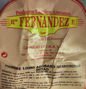 FIAMBRE DE LOMO ADOBADO SEMICOCIDO FERNÁNDEZ