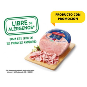 Jamón cocido extra Campofrío 