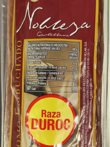 LOMO EMBUCHADO RAZA DUROC VILLAR LOMO EMBUCHADO RAZA DUROC VILLAR