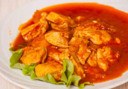 POLLO CON TOMATE POLLO CON TOMATE
