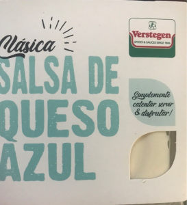 SALSA DE QUESO AZUL  VERSTEGEN SALSA DE QUESO AZUL  VERSTEGEN