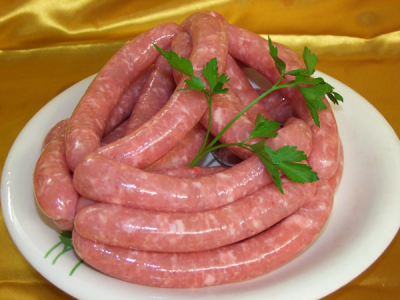 SALCHICHAS FRESCAS DE POLLO Y CERDO SALCHICHAS FRESCAS DE POLLO Y CERDO